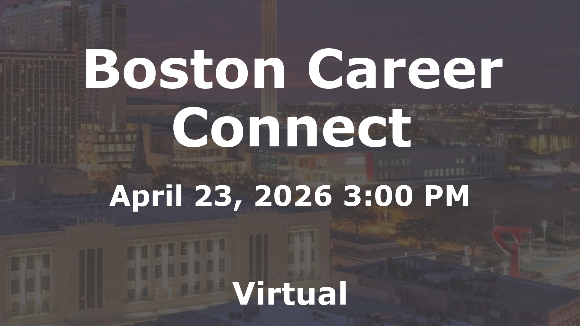 Boston Career Connect event image
